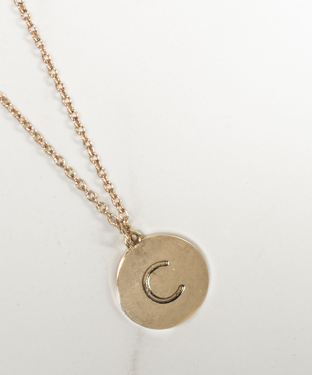initial necklace - c Image 2