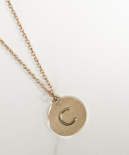 initial necklace - c Image 2