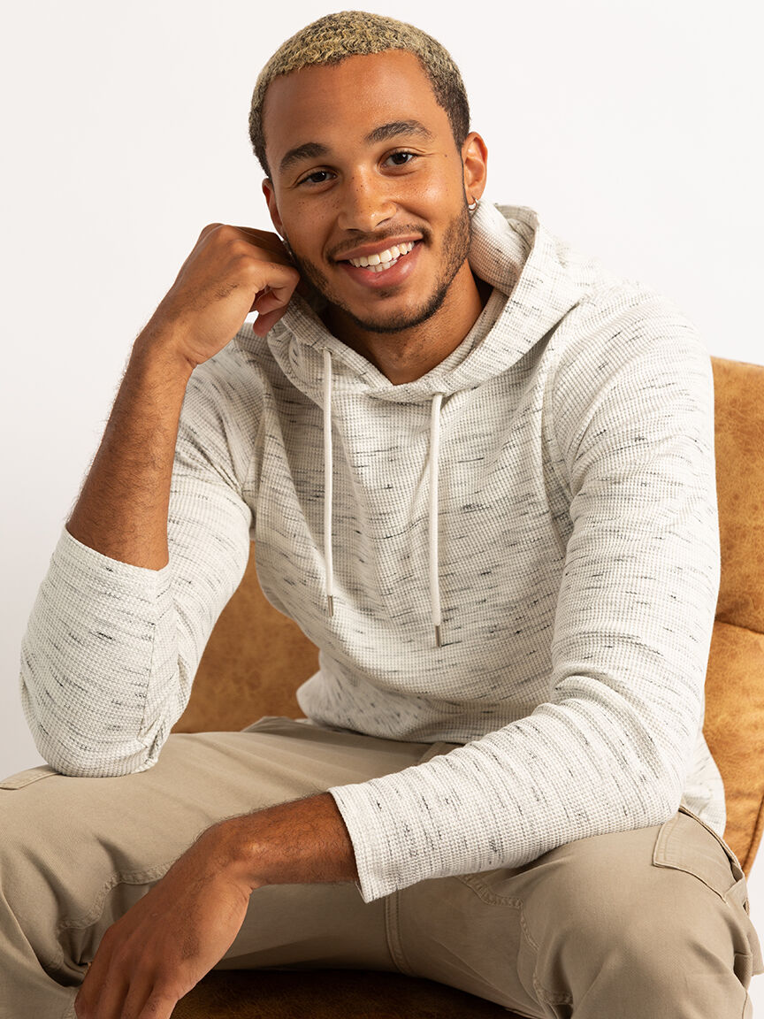 jace space dye waffle hoodie Image 1