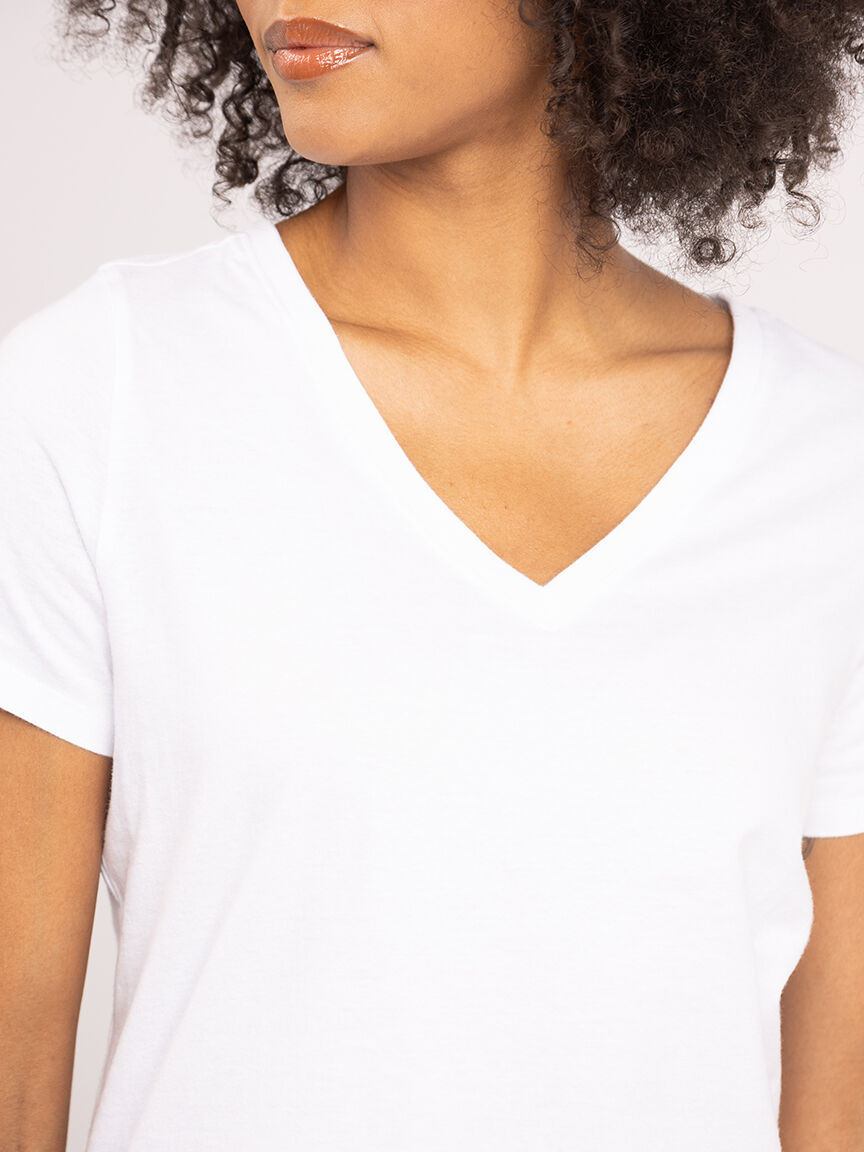 vickie v neck t-shirt Image 4
