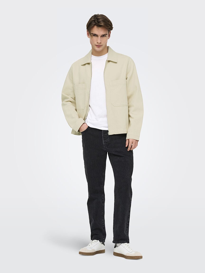 cassel denim jacket ecru