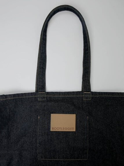 essential denim tote bag essential denim tote bag Image 3