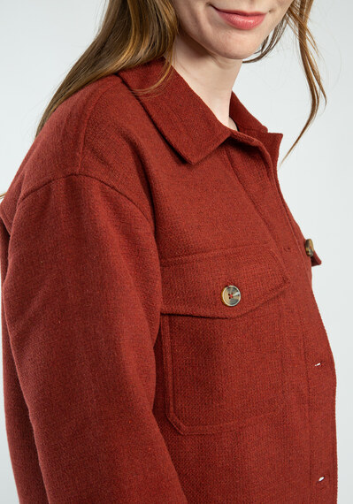 button front shacket Image 5