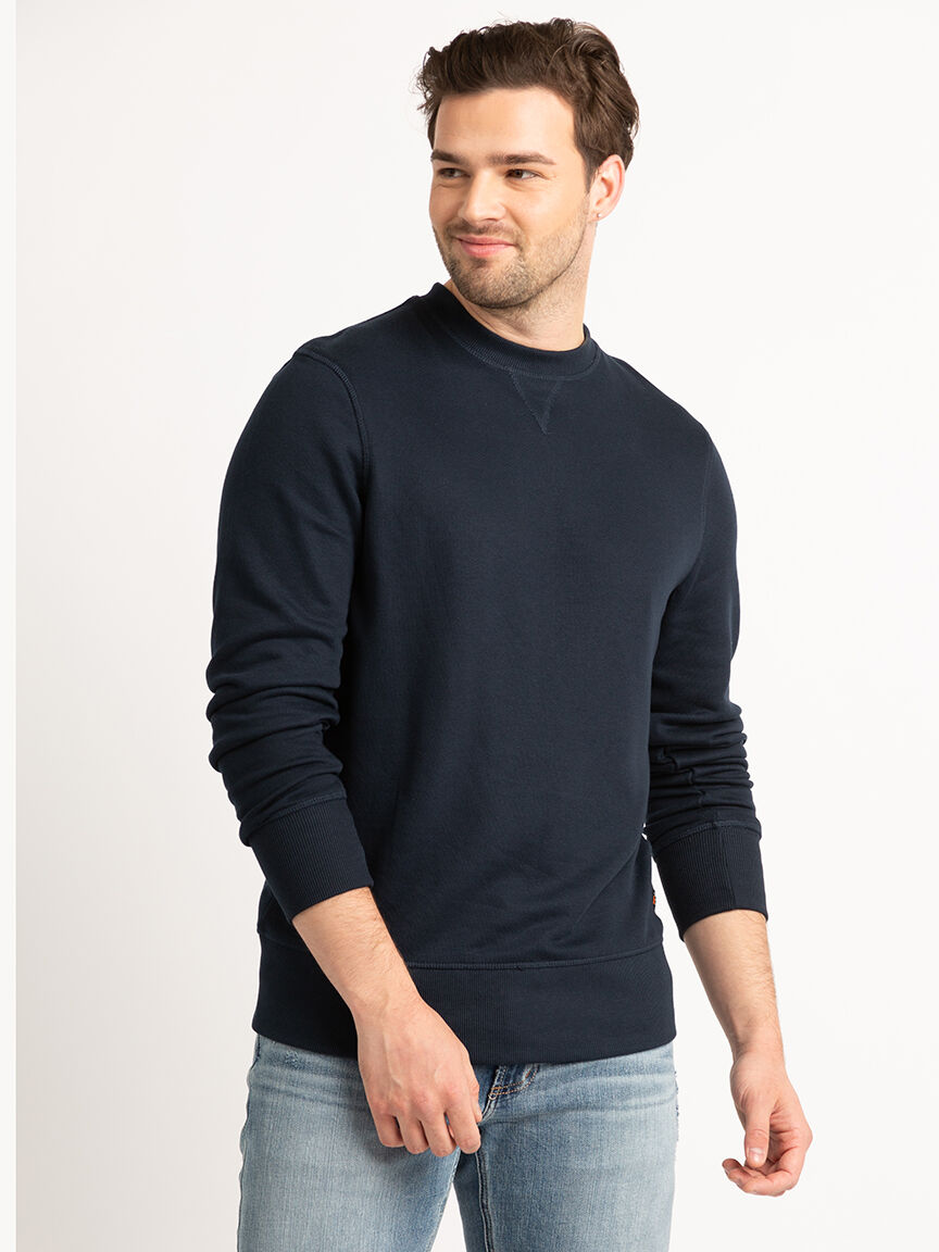 crewneck french terry pullover Image 2