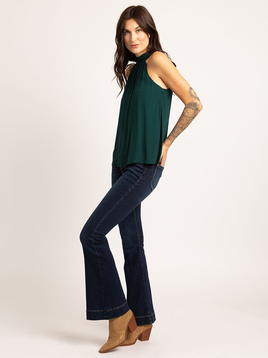 gwen halter tie neck blouse Image 3