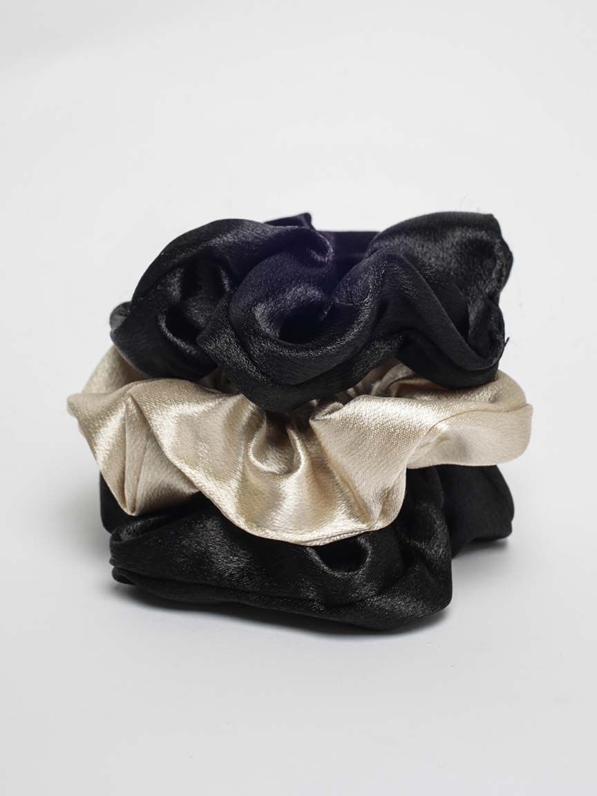 3 pack satin srunchies Image 2
