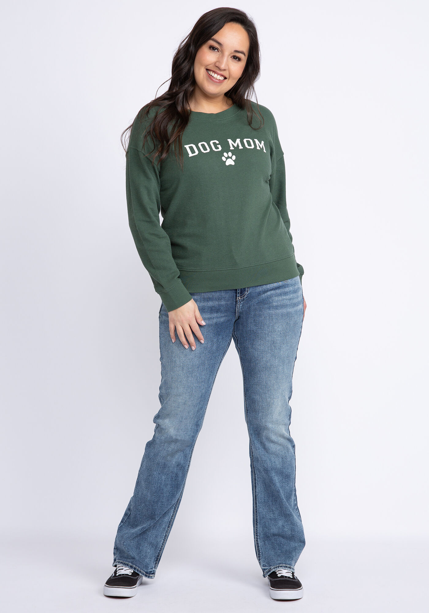 rebel print crewneck popver Image 3