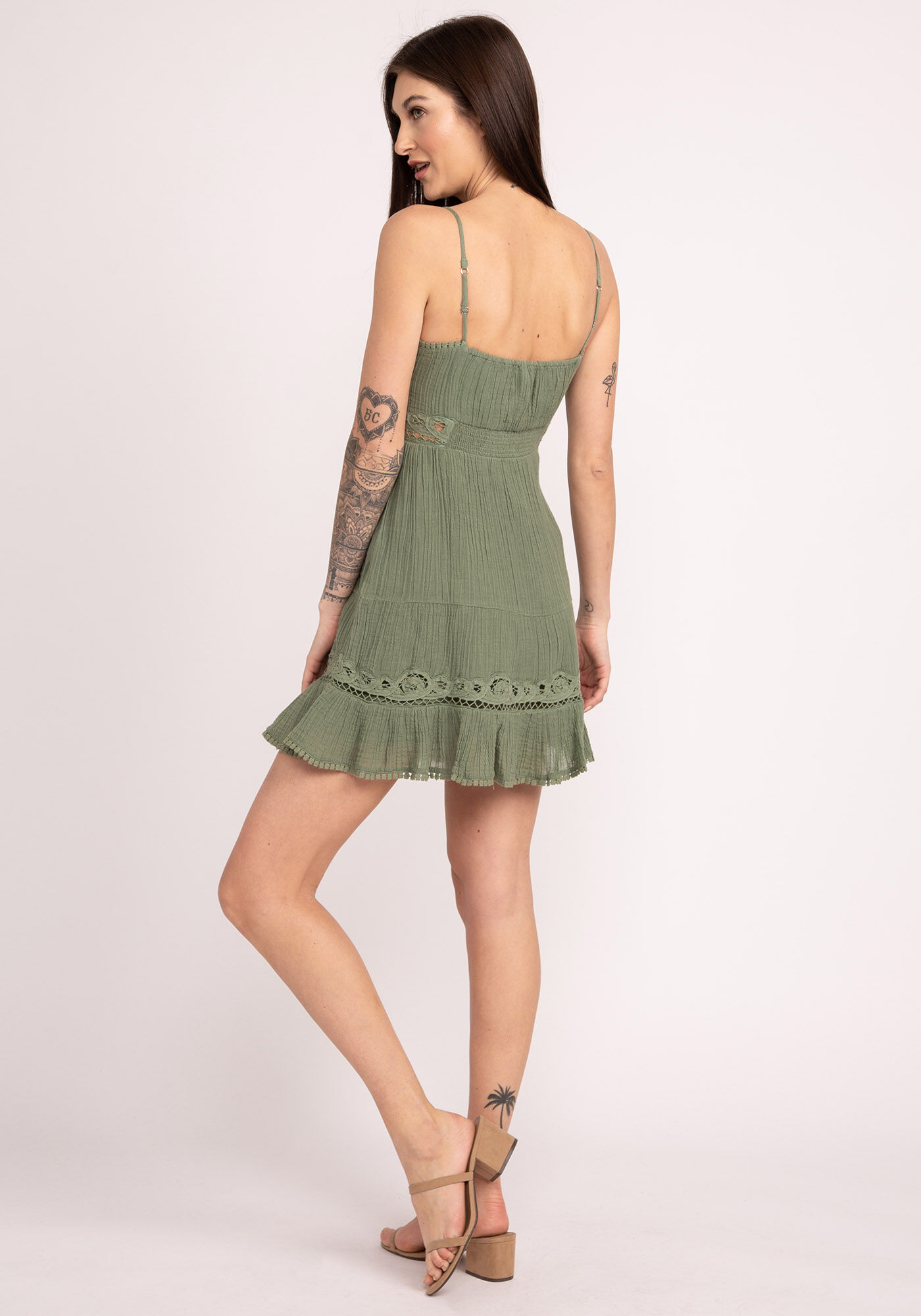 guess crochet insert sun dress GUESS 2000006175