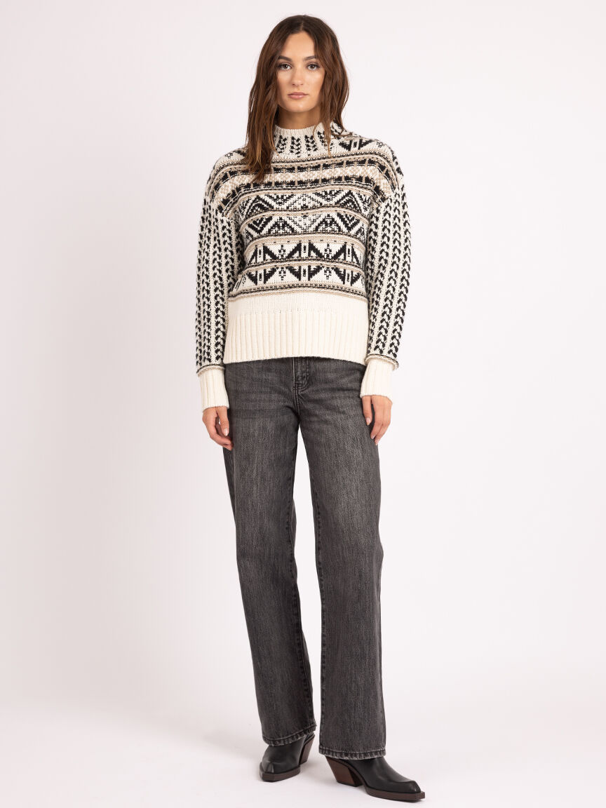 ★★ ★★ Chunky mock neck sweater T22E9KCD093W chan mock neck sweater Bootlegger 2000007699