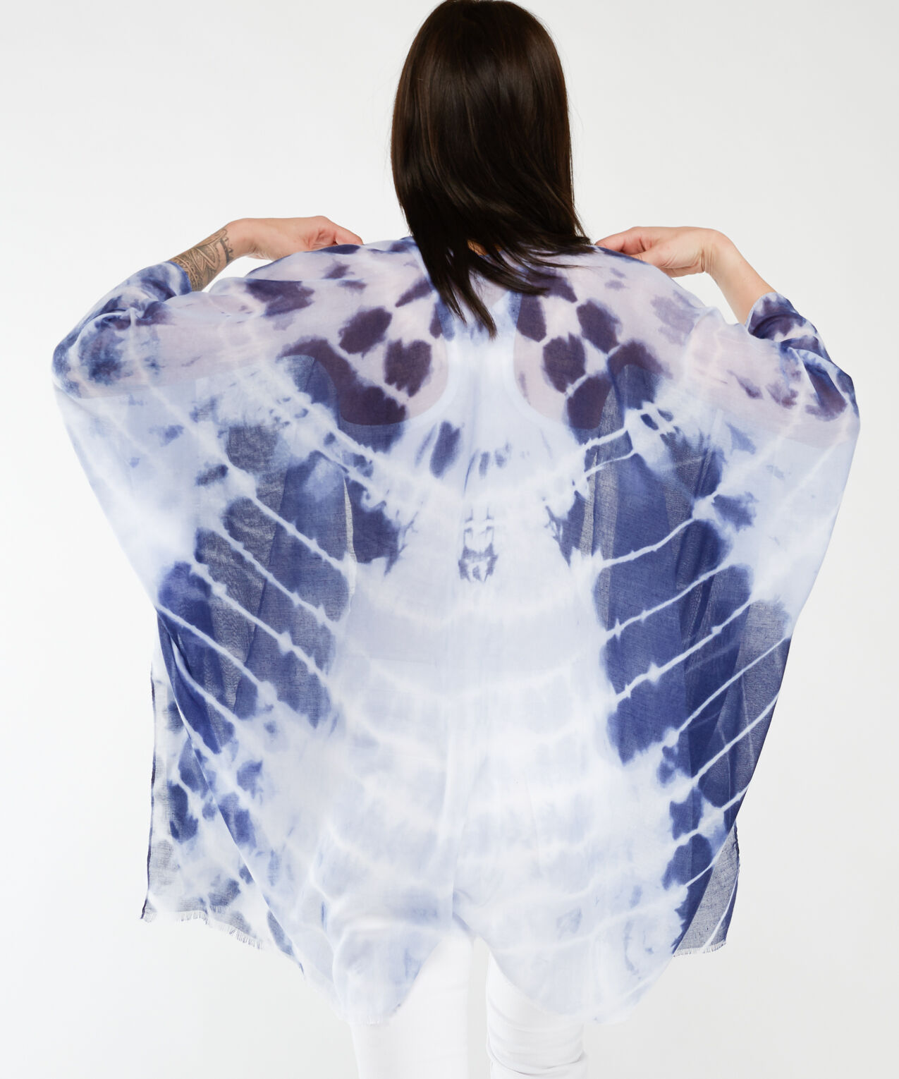 tie dye print kimono Image 2