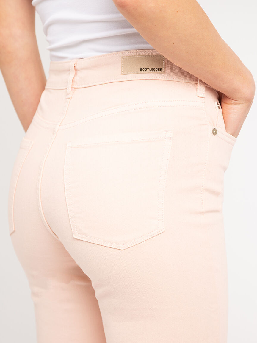 straight jeans in sakura pink Image 5