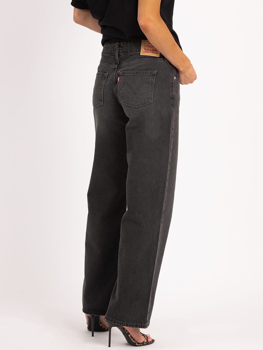 superlow loose jean washed black Image 3