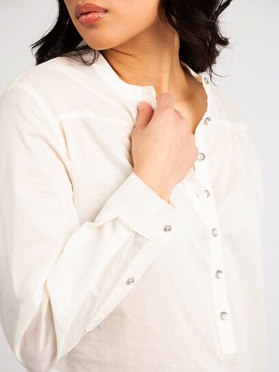 giannina button front shirt