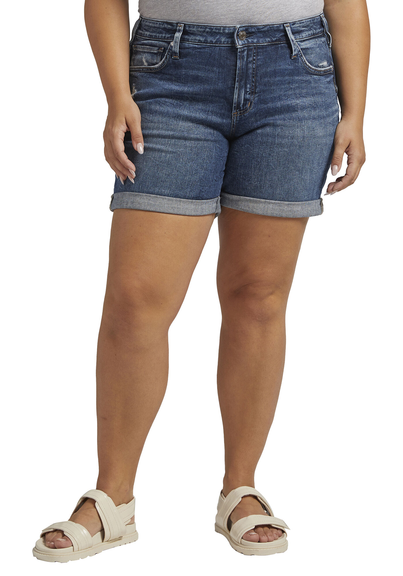 Boyfriend shorts cotton on online