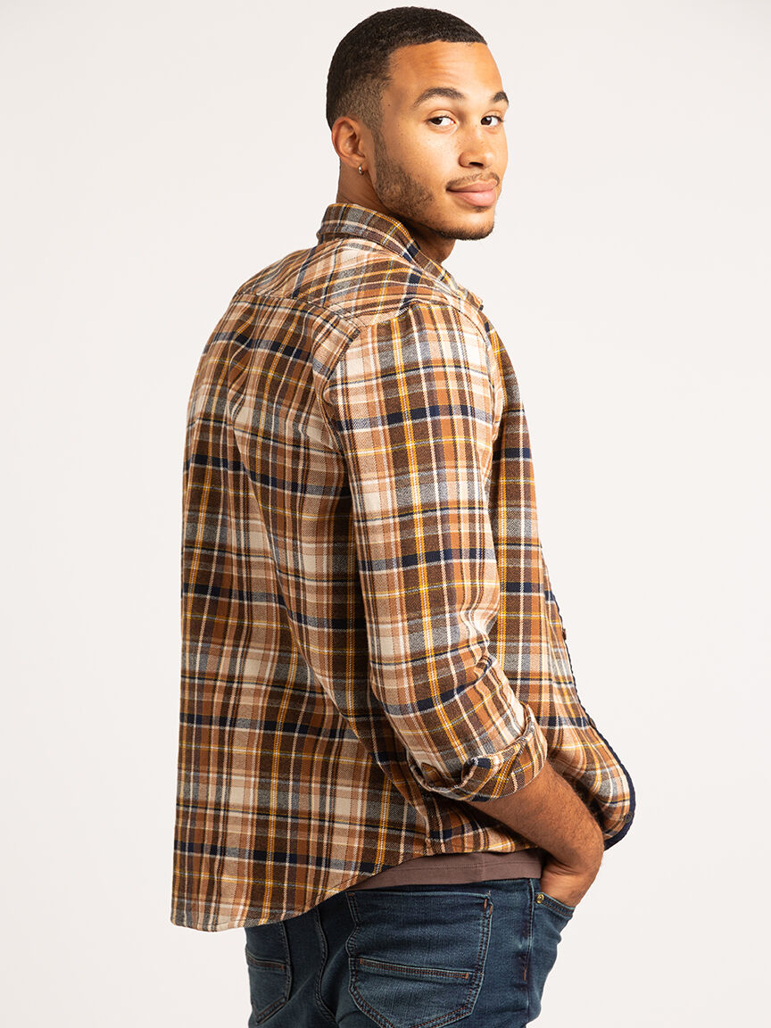 eli flannel button-up shirt Image 5