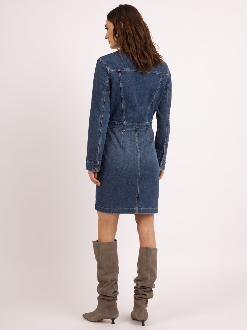 senna knee length dress Image 3