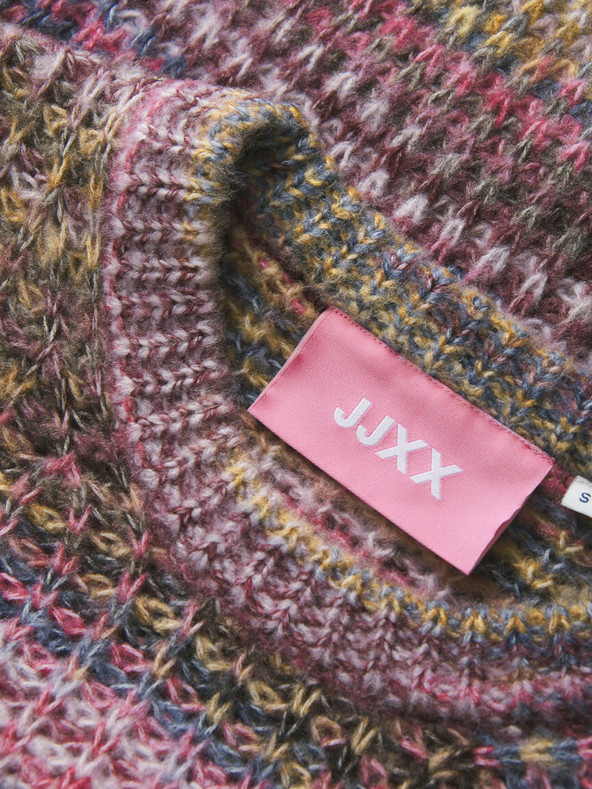 simone space dye crew neck sweater