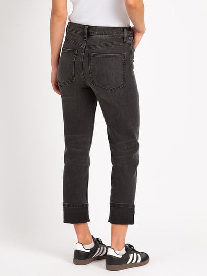 ava stovepipe jean washed black ava stovepipe jean washed black