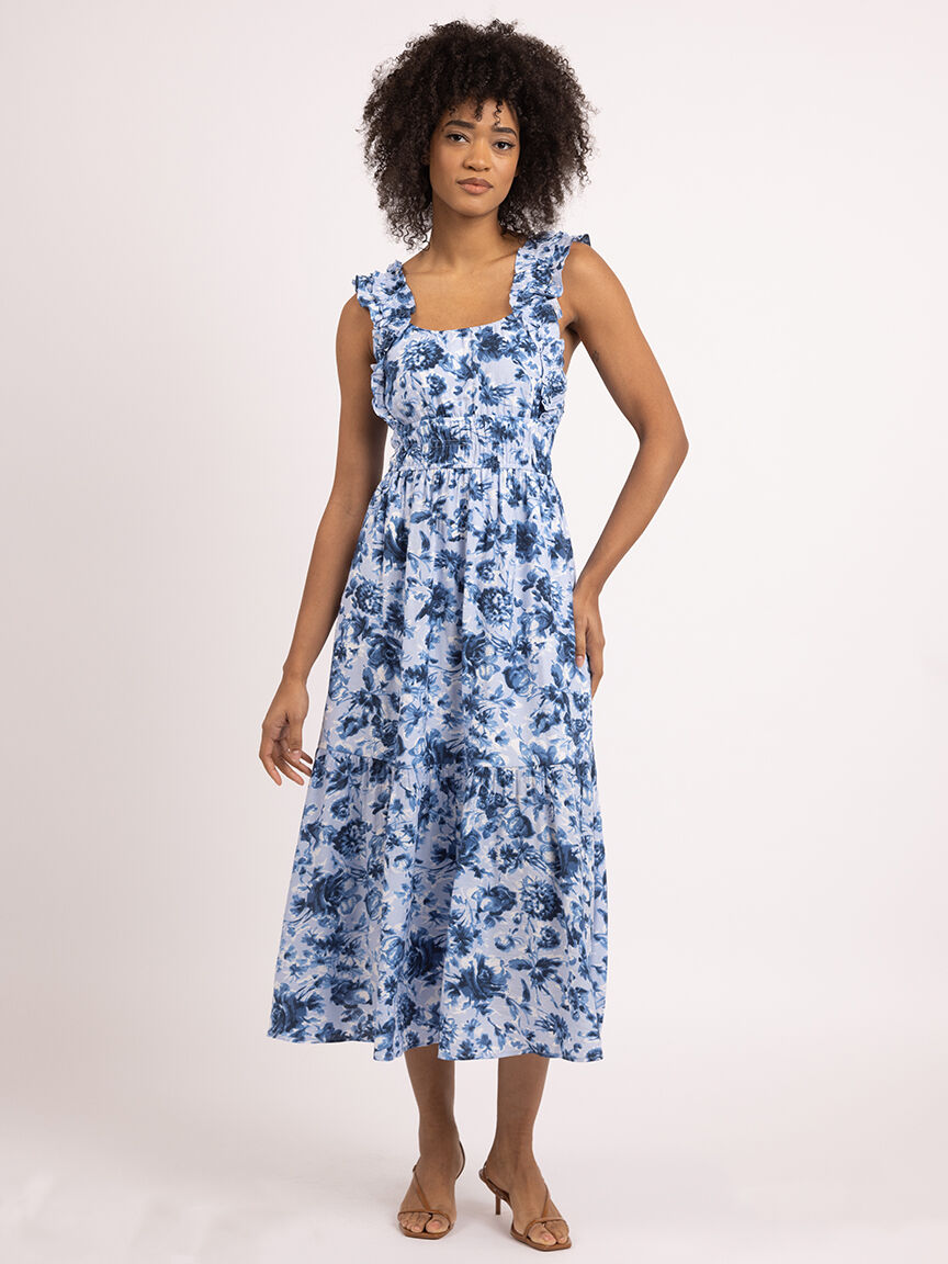 gretchen square neck maxi dress Image 1