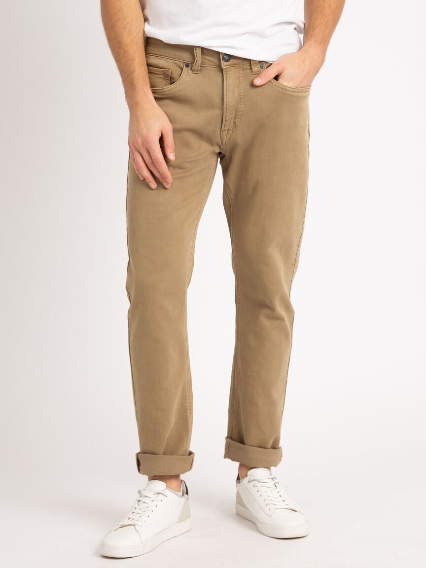 beige straight six jean BUFFALO