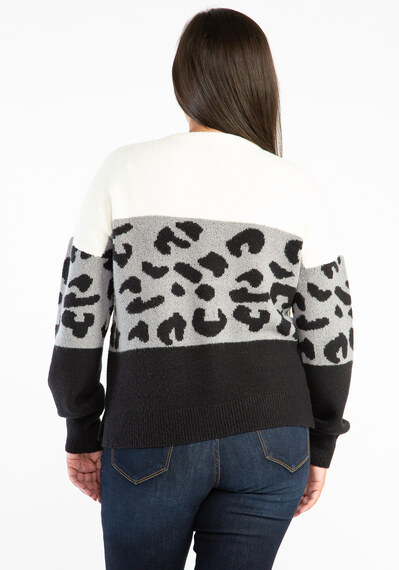 arlene animal colourblock popover sweater  Image 2