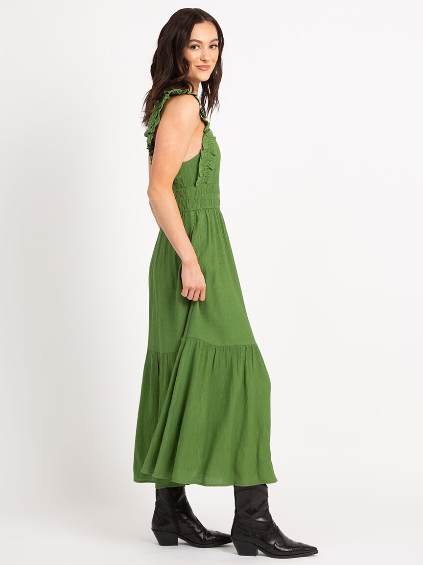 gretchen tiered ruffled strap maxi Image 2