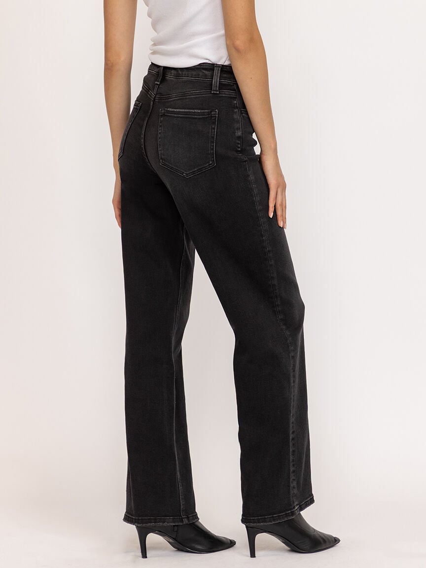 high rise loose fit jean