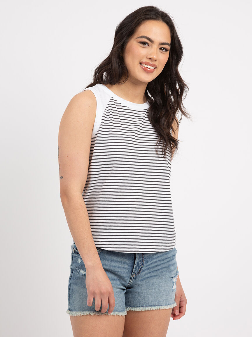 mildred muscle tank stripe Image 1