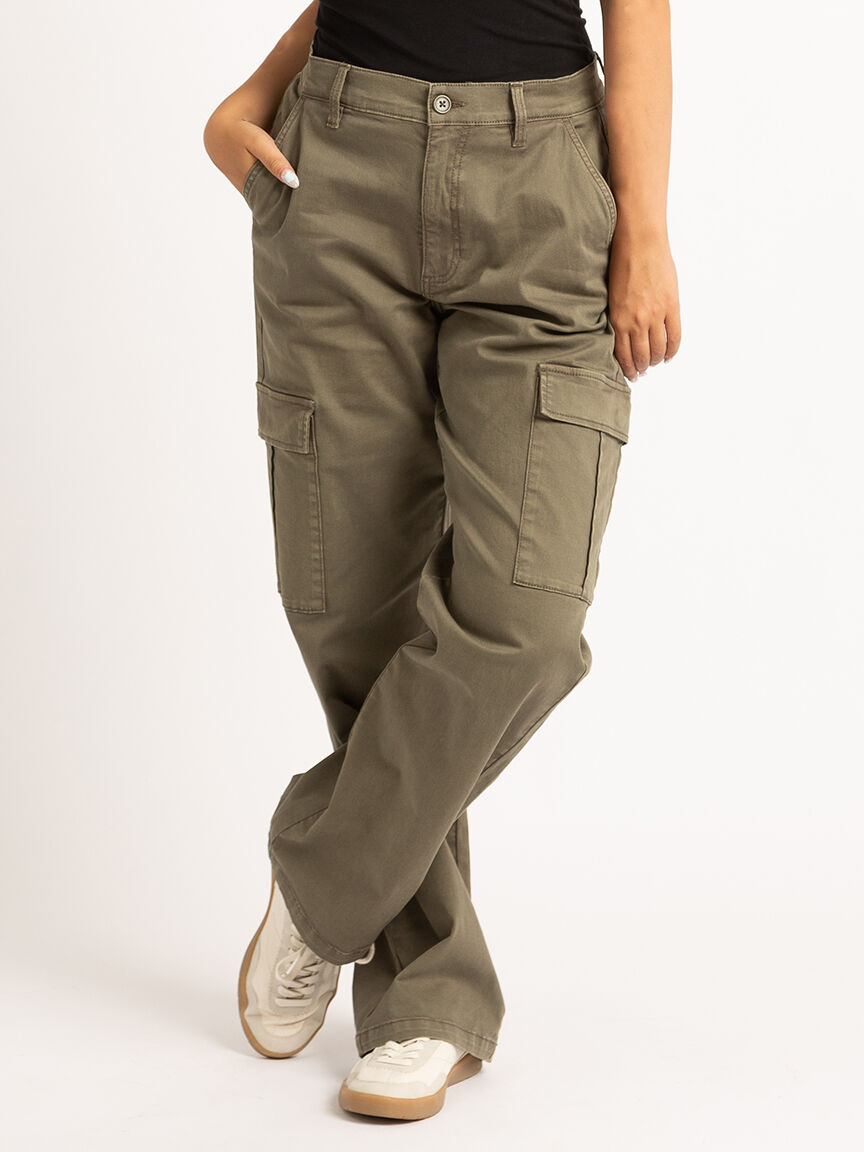 kara high rise wide leg cargo Image 2