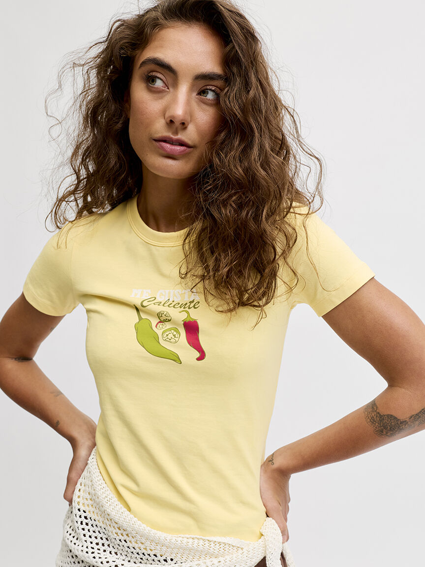 gigi print graphic tee