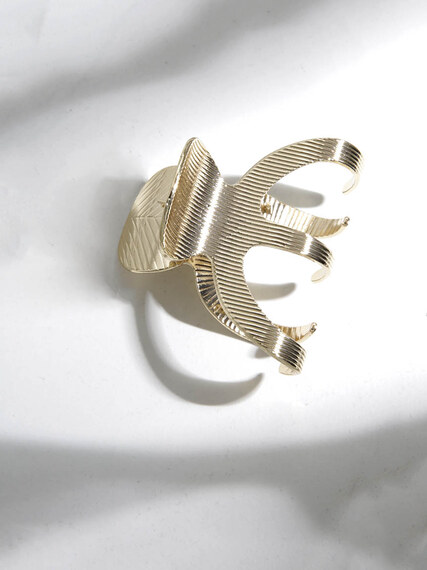 gold metal claw clip Image 2