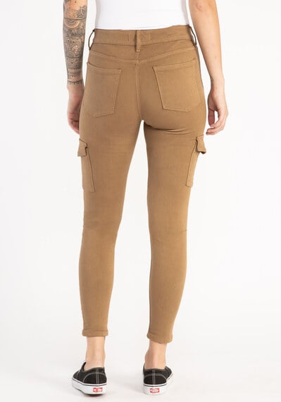 high rise skinny coloured cargo high rise skinny coloured cargo Image 2