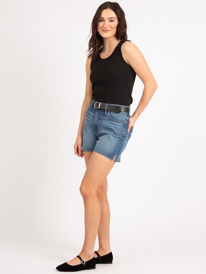 high rise relaxed short