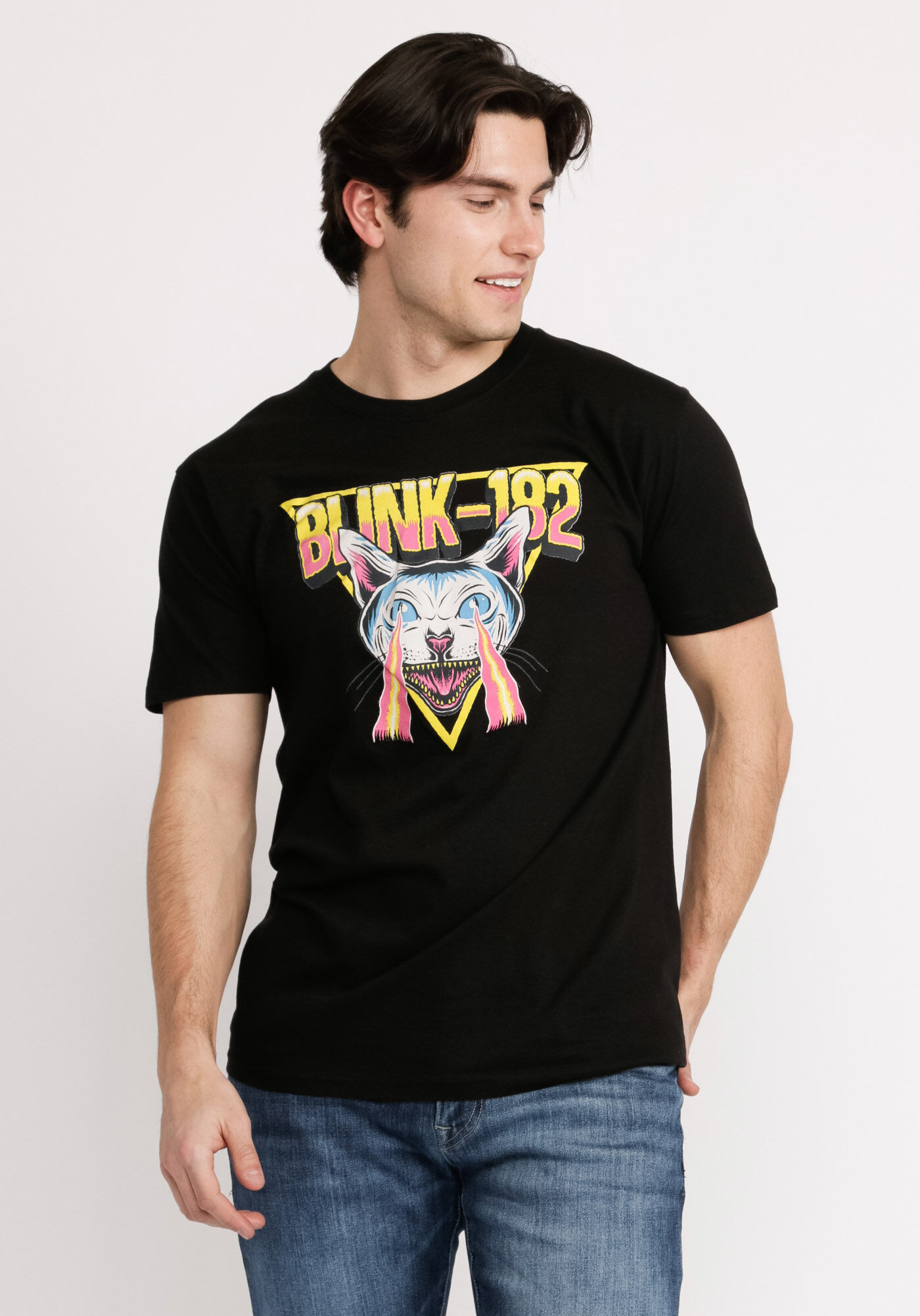 cat laser eyes t-shirt Image 2