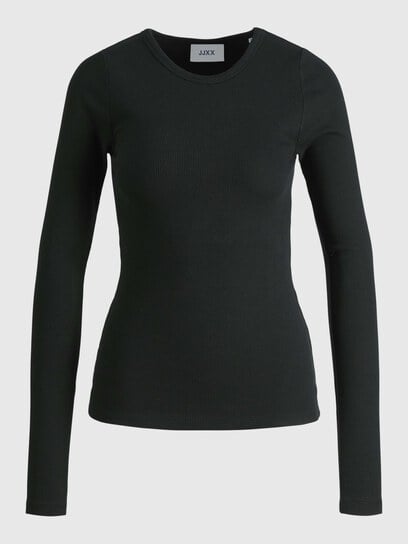 freya crewneck ribbed long sleeve top freya crewneck ribbed long sleeve top
