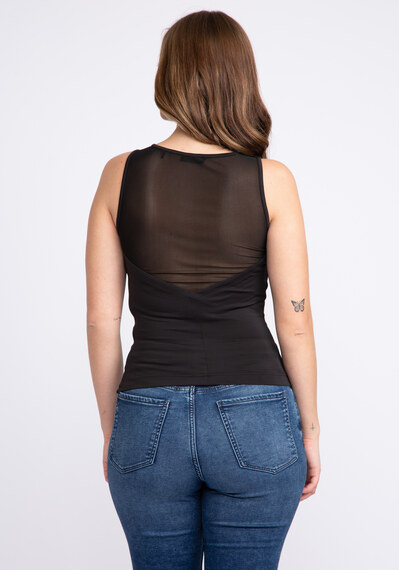 estefana mesh insert tank top estefana mesh insert tank top Image 2