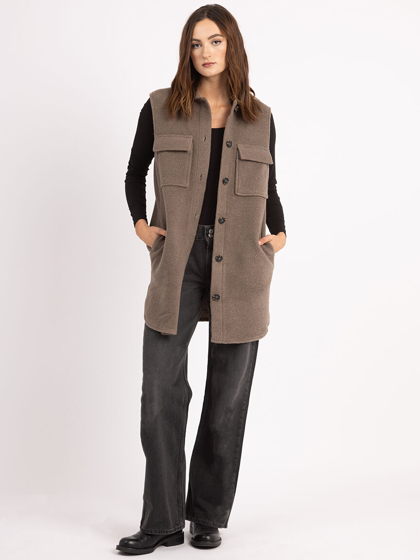 semira long vest Image 5