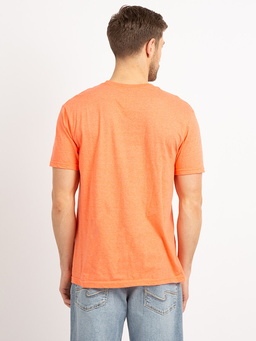 T-Shirt Orange Flashy Manches Courtes | Yours Clothing T-Shirt Orange Flashy Manches Courtes | Yours Clothing
