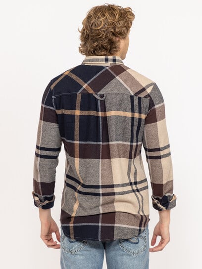 plaid flannel shirt with flap pockets plaid flannel shirt with flap pockets