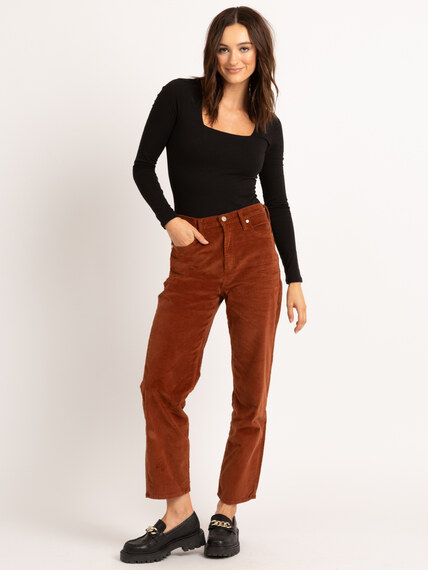 highly desirable corduroy straight jean Image 5