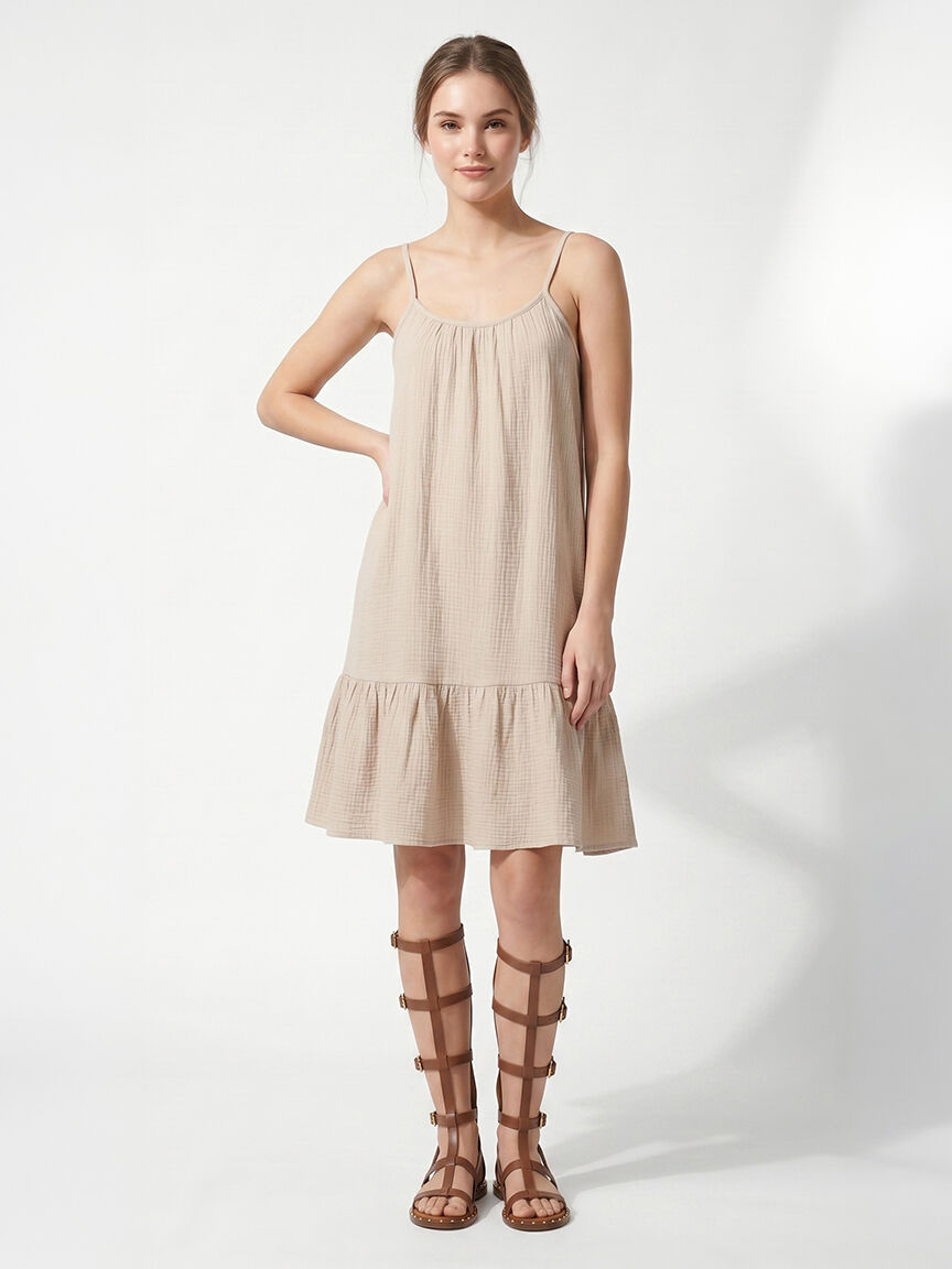short gauze dress