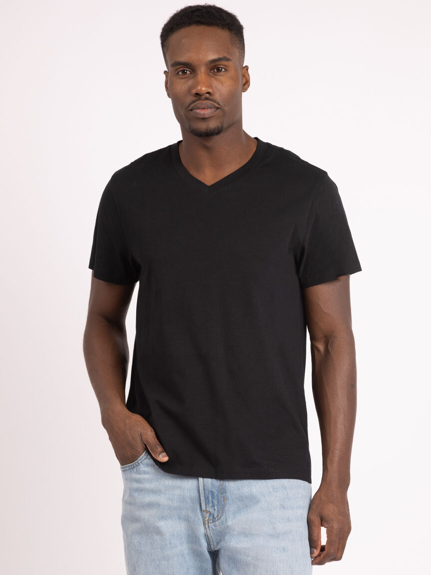 miles v neck basic tee Image 1
