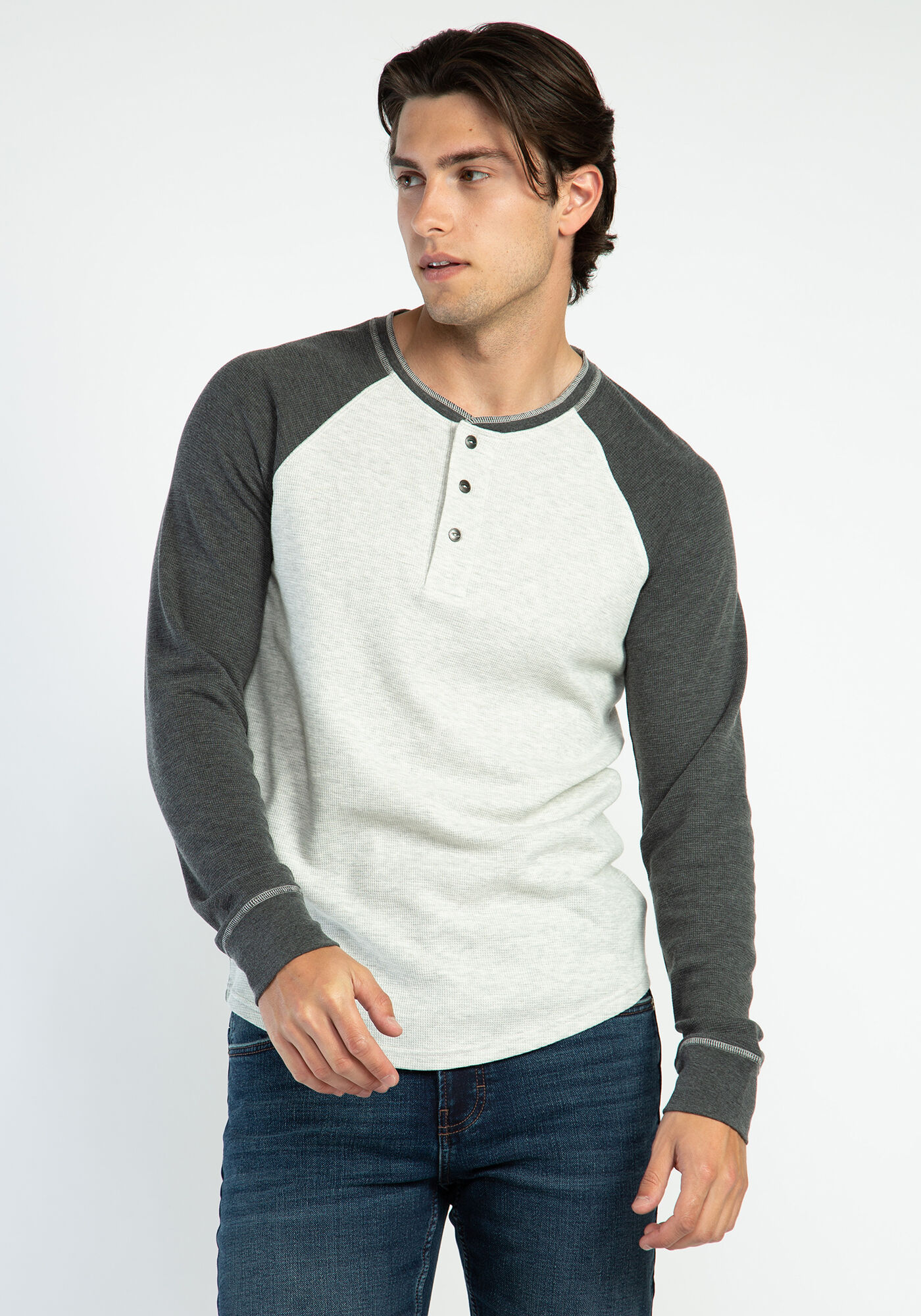 devon long sleeve henley Image 1
