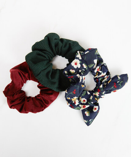 3 pack assorted scrunchies Image 2