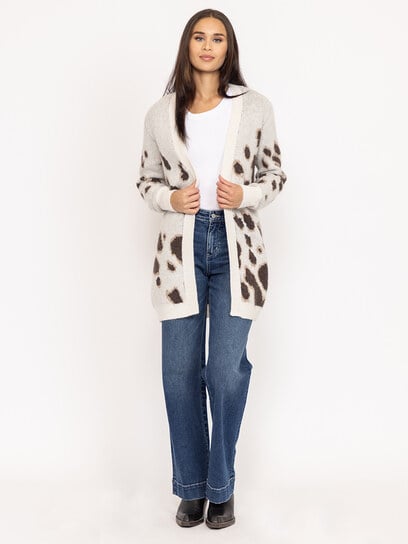 animal print cardigan animal print cardigan