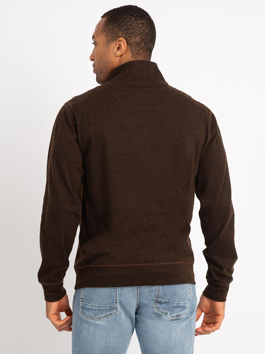 jonas herringbone 1/4 zip sweater Image 3