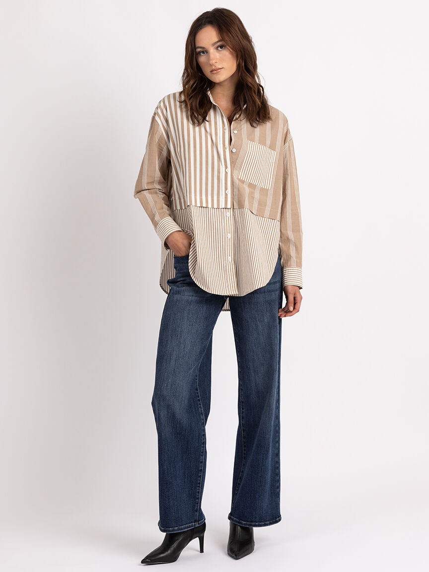 kelsea stripe shirt Image 2