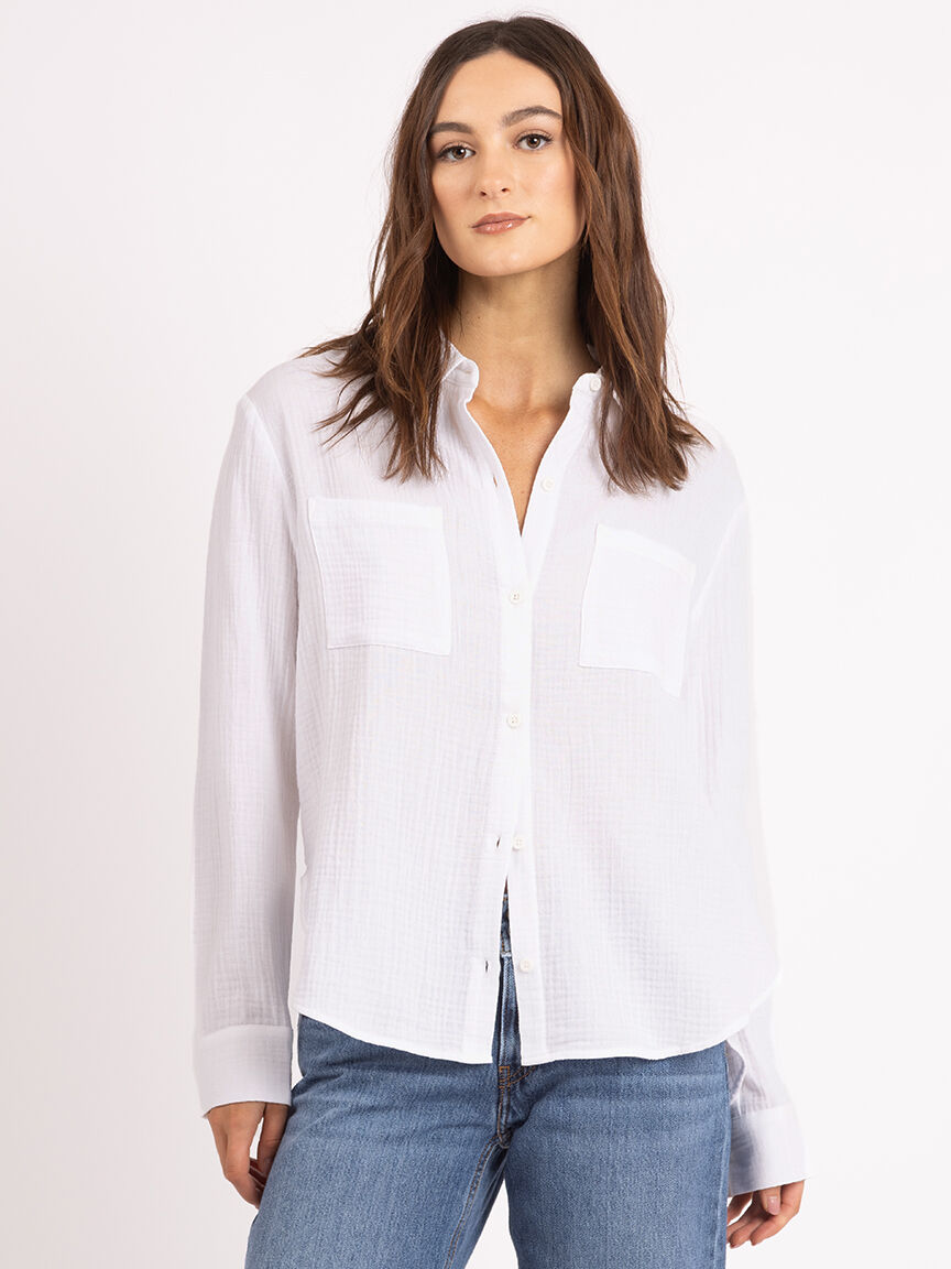 kasey gauze shirt Image 1