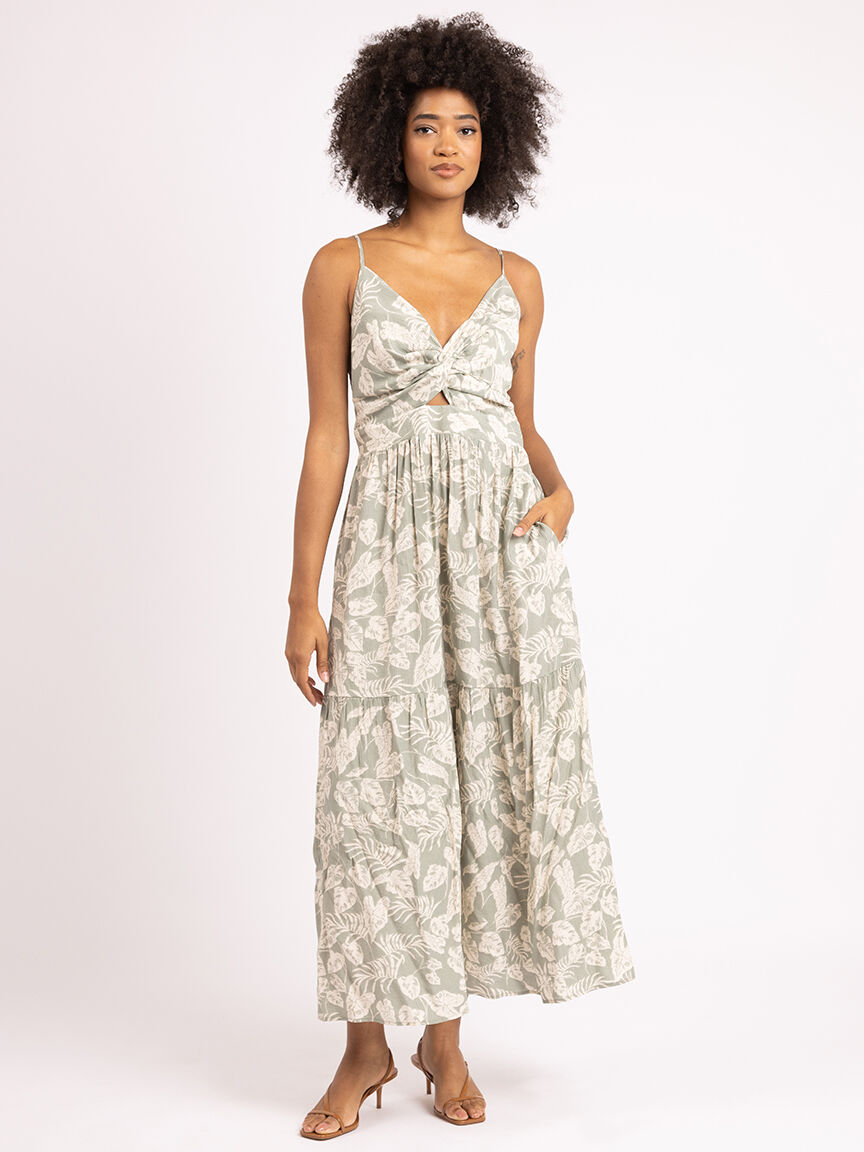 romy vneck maxi dress Image 1