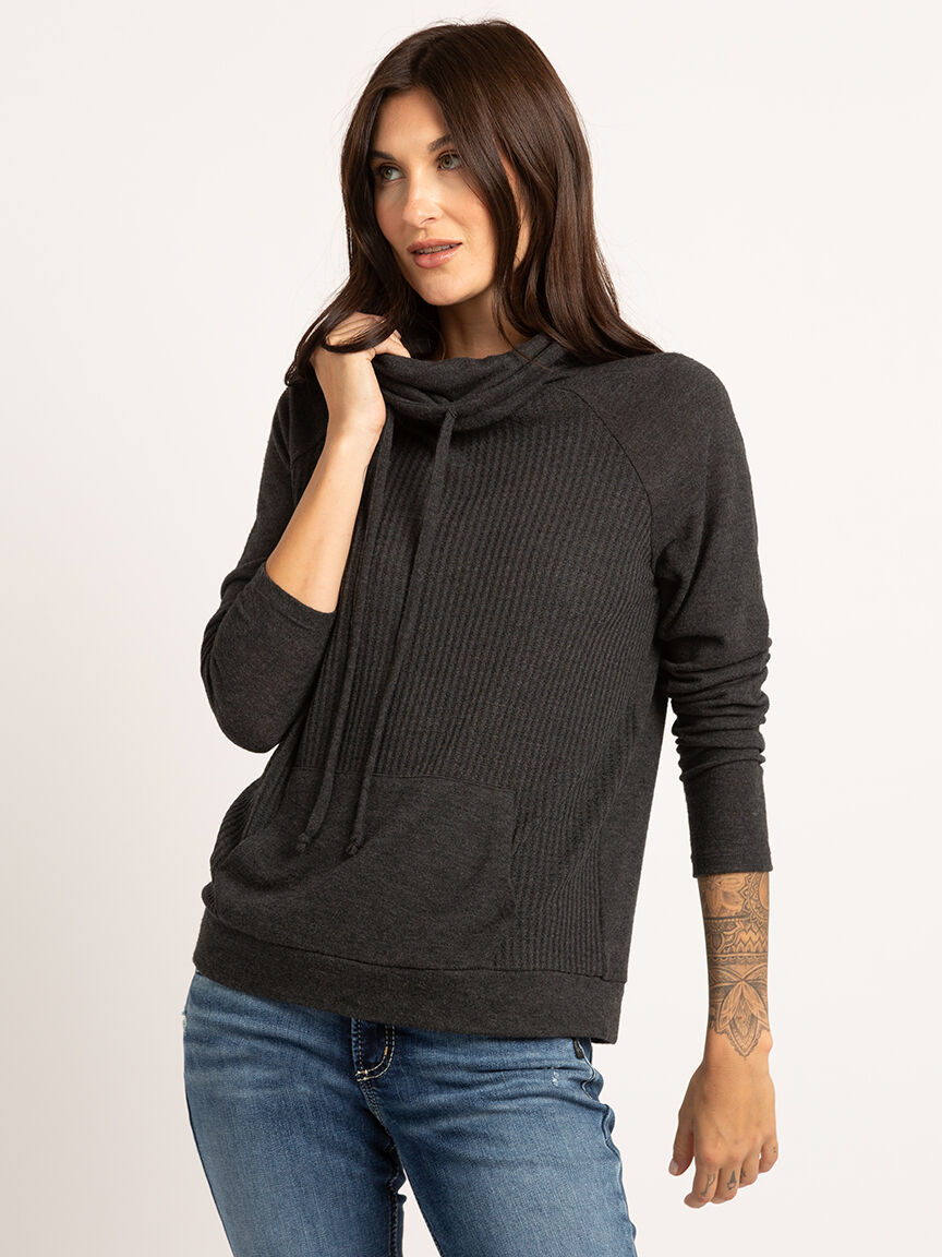 cammi cowl neck long sleeve tee Image 3